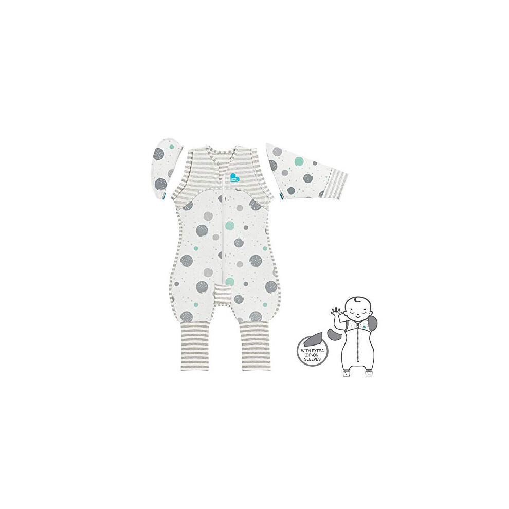 Love To Dream Swaddle Up Transition Suit, Medium (6-8.5Kg), Ideal Fabric For Moderate Temperatures (20-24C), Patented Zip-Off Wings, Gentle Transition From