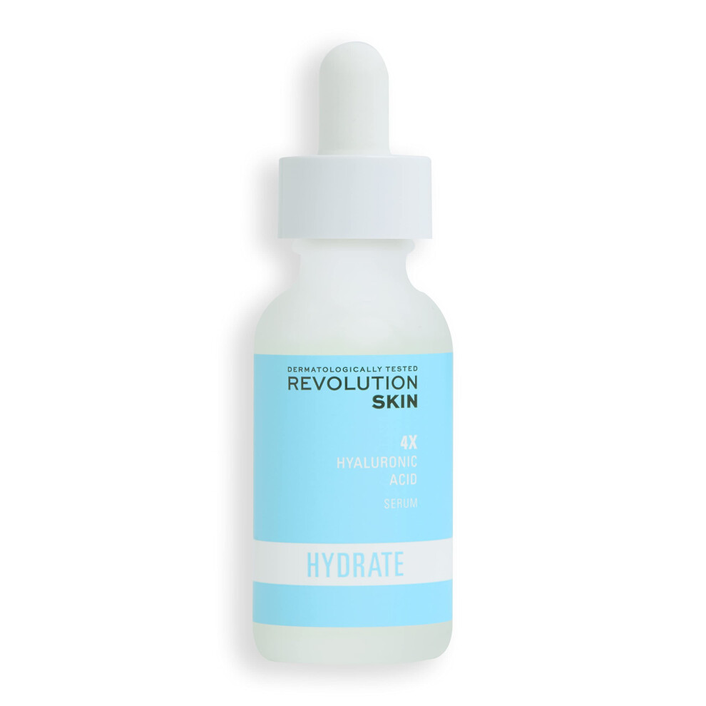 Revolution Skincare London Skin, 4X Hyaluronic Acid Face Serum, 30Ml