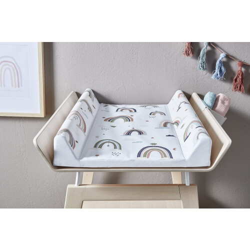 Wedge Changing Pad, 0+ Months, Boho Rainbow, 70 x 50 cm white, 20099 0010 DI01 2