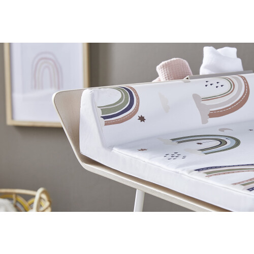 Wedge Changing Pad, 0+ Months, Boho Rainbow, 70 x 50 cm white, 20099 0010 DI01 1