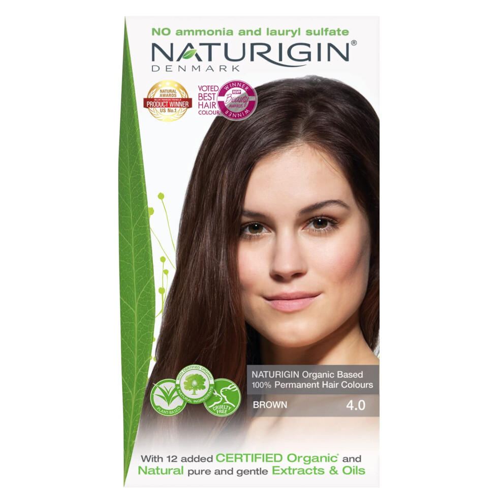 Naturigin Brown Hair Dye 4.0 With Natural Ingredients - No Ammonia