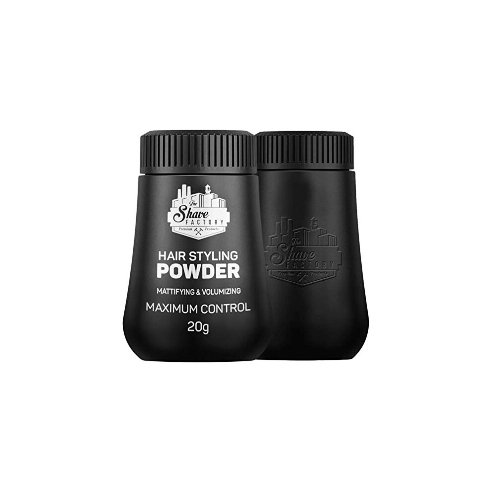 The Shave Factory Black Hair Styling Powder 20G Styling Powder Wax,