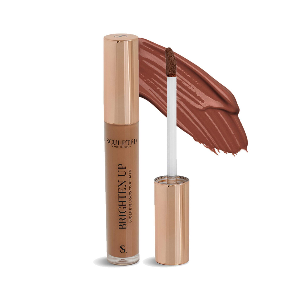 Sculpted By Aimee Connolly Brighten Up Under Eye Concealer From Sculpted By Aimee (Cocoa) - Cruelty-Free Mineral 7Ml Liquid Concealer For Delicate Skin With Niacinamide And