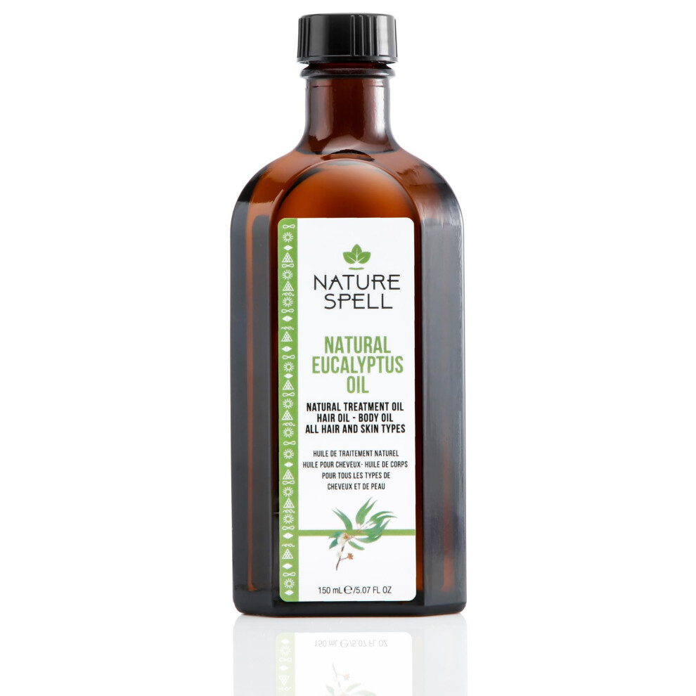 Nature Spell Eucalyptus Oil For Hair & Skin 150 Ml Â Powerful Lice Treatment For Hair, Helps Promote Hair Growth