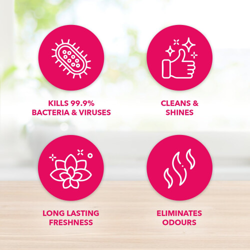 Fabulosa Antibacterial Disinfectant Spray, All Purpose Multi Surface Cleaner, 500ml, 6 pack, Intense, Packaging may vary 2