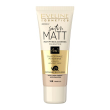 Eveline Satin Matt Mattifying Foundation 102 Vanilje 30 ml