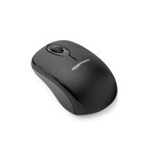 Wireless Computer Mouse with USB Nano Receiver – Black