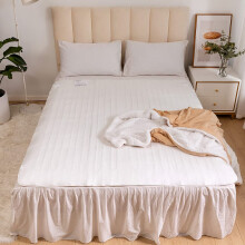Electric Blanket Heated KING Under Bed Comfort Detachable Controller with 3 Heat Settings, Polyester, White Super Cosy Washable Fleece Heated Throws