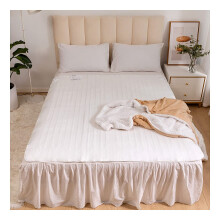 Electric Blanket Heated KING Under Bed Comfort Detachable Controller with 3 Heat Settings White Super Cosy Washable Fleece Blanket Throws Pad Coverlet