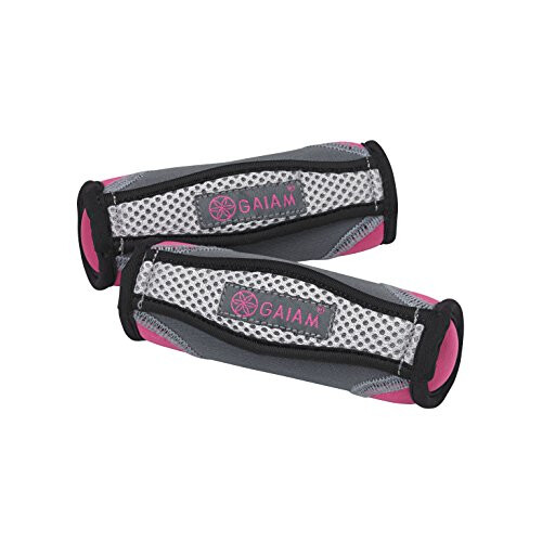 Gaiam Χειροί Weight για Γυναίκες & Άνδρες Μαλακοί Αλτήρες για Βάδισμα - Σετ 2lb (2)