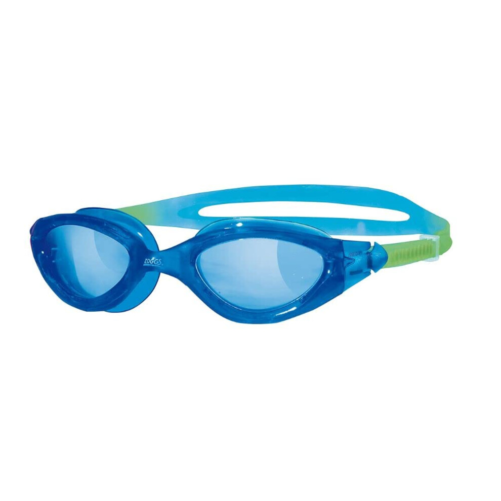 Juniors Panorama Fog buster Swimming Goggles - Blue, 6-14 Years