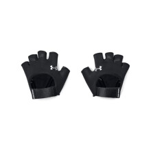 Under Armour Damträningshandskar Halvfinger, (001) Svart / Silver, Medium