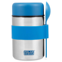 Insulated Food Flasks for Hot Food – Triple Layer Stainless Steel Hot Food Flask with Spoon – Keep Meals & Drinks Hot for 6 Hours & Cold for 6