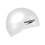 Speedo Unisex Flat Silicon Swim Cap | Hair Protect, White, One Size 1