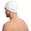 Speedo Unisex Flat Silicon Swim Cap | Hair Protect, White, One Size 3