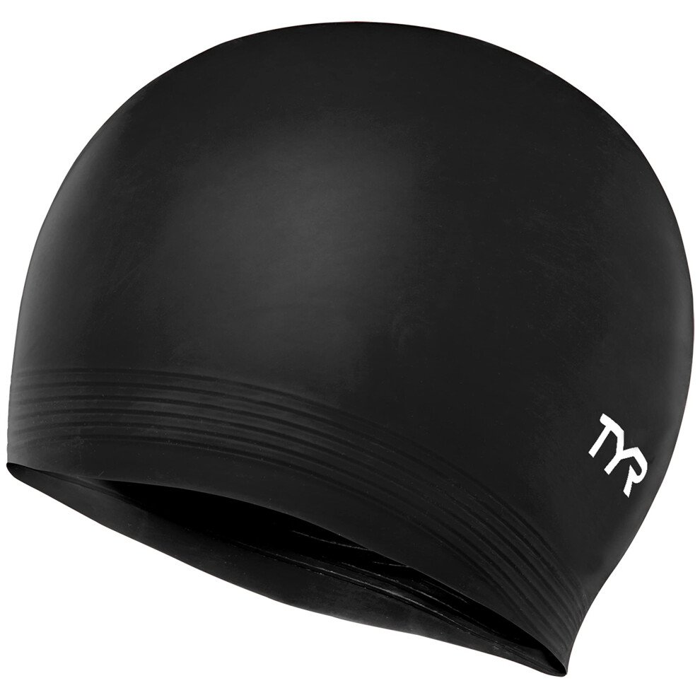 Latex Swim Cap, Black