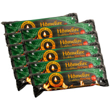 Smokeless Instant Light Fire Log Open Fire Stove Fuel Burns 2-3 Hours (10 Fire Logs)