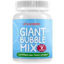 Bubbles Mix-oplossing voor enorme bellen 7 gallons Niet-giftig poederconcentraat Navulling voor grote bellenblaasstokken/machines Veilig voor kindere