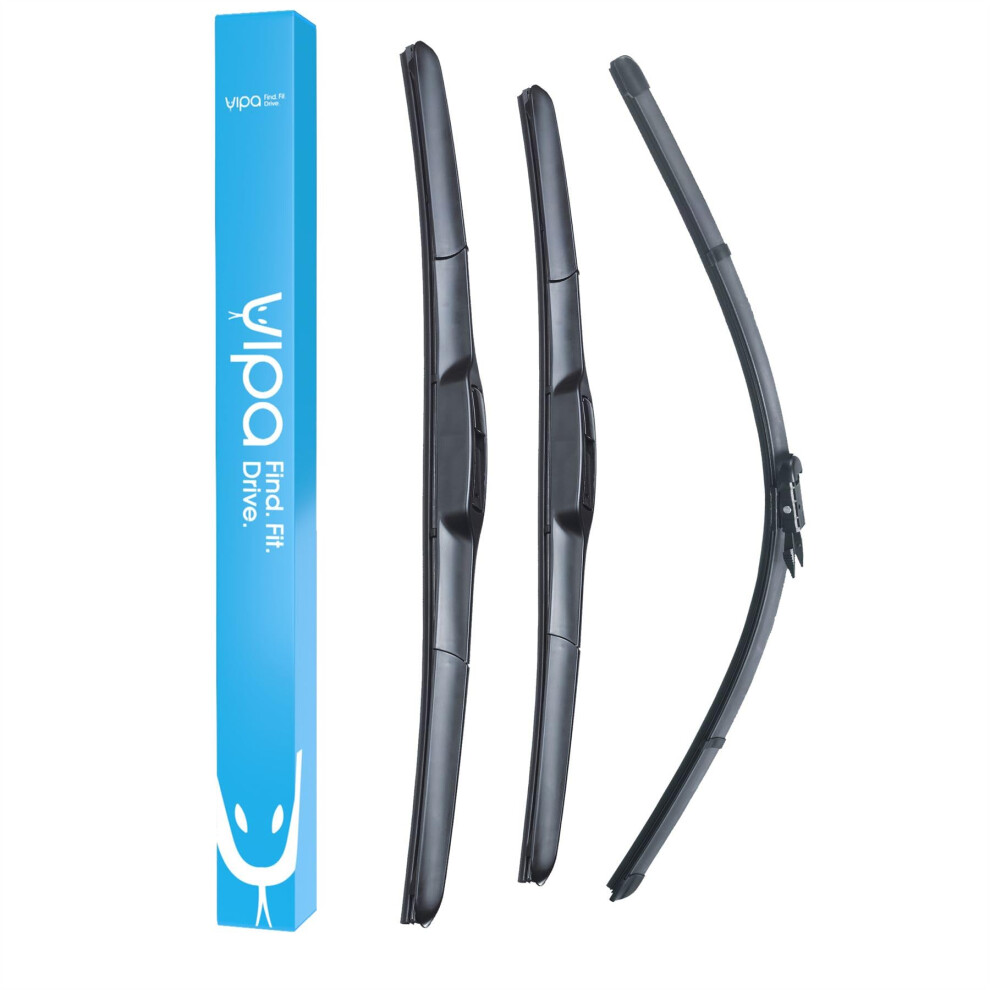 Vipa Wiper Blade Set Fits: Vauxhall Insignia Hatchback Jul 2008 To May 2017 5056162284364