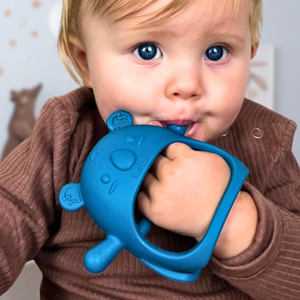 Infatot Teething Toys For Baby Gifts - 2 Pack Koda Koala Teether Mitten Glove, Baby Essentials For Newborn, Teething Mitten For Babies - Baby Toys 0