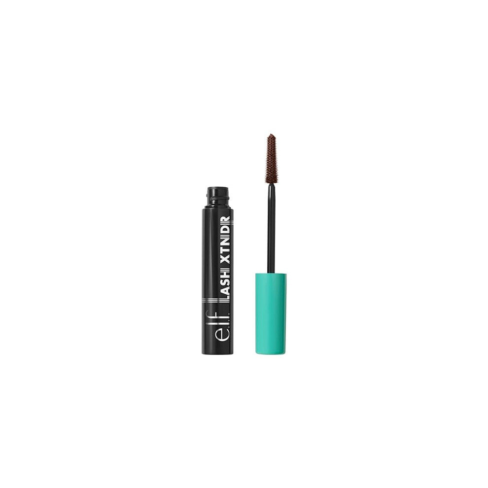 E.l.f. Brown Lash Xtndr Mascara, Long-Lasting & Buildable For The Look Of Lash Extensions, Clump & Flake Free, Vegan & Cruelty-Free, Deep