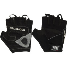 LEONE 1947, Gym Gloves, Unisex Adult, Black, M, AB712