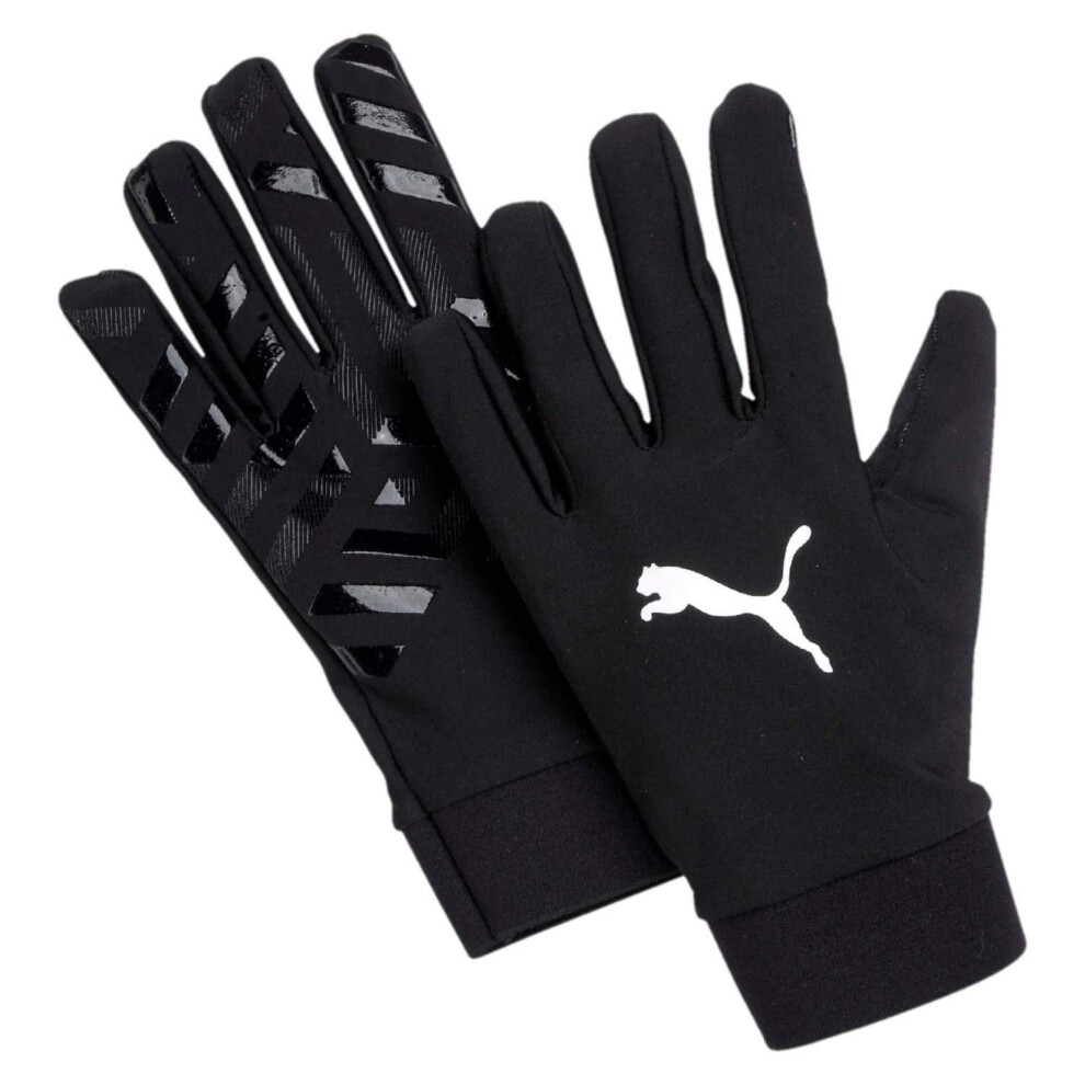 Unisex's Field Player Glove, Black, Size 7