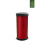 Curver Metal Effect 70% Recycled Kitchen Accessories One Touch Deco Bin, Red, 40 Litre 7