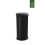 Curver Metal Effect 70% Recycled Kitchen One Touch Deco Bin, Black, 40 Litre 7