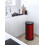 Curver Metal Effect 70% Recycled Kitchen Accessories One Touch Deco Bin, Red, 40 Litre 6