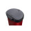 Curver Metal Effect 70% Recycled Kitchen Accessories One Touch Deco Bin, Red, 40 Litre 5