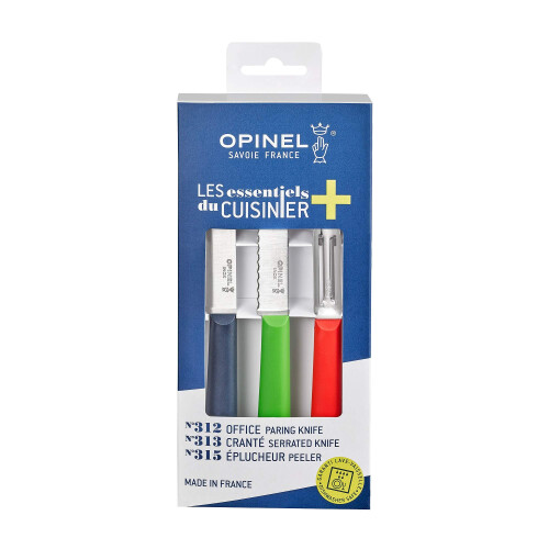 Opinel Essentials+ Small Kitchen Prep Knife Set 1