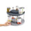 Joseph Joseph CupboardStore 2-tier Rotating Organiser for kitchen cupboard, space saving organisation for pantry, Grey 3