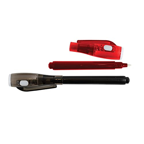 10623 Invisible Ink Spy Pen-2 pack, Red and Black 1
