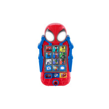 SA-160 Spidey and His Amazing Friends Phone - 75+ Sounds, Built-in Preschool Games and Pretend Play for Spiderman Fans