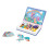 Janod - Magnéti'Book Unicorns - 44-Magnet Educational Game with 10 Model Cards - Children's FSC Cardboard Toy - Develops Dexterity and Imagination - 3 4
