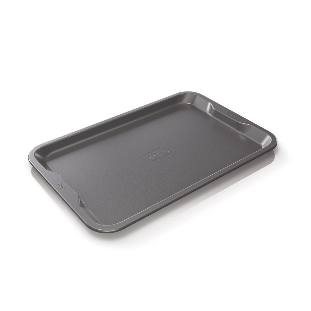 Foodi ZEROSTICK Baking Tray 25cm x 38cm, Non-Stick, Long Lasting Heavy Duty Baking Tray made from Aluminised Steel, Grey B30015EUUK