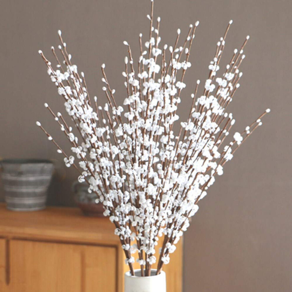 8 Pcs 29.5'' Long Stem Artificial Jasmine Flowers Tall Fake Flower Bouquet Faux Jasmine Plants for Hotel Home Office Kitchen Bedroom Wedding Party DIY