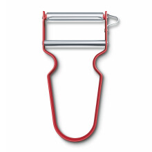 Straight-Blade REX Fruit and Vegetable Peeler (Red), 5.5 x 2.7 x 0.6 in