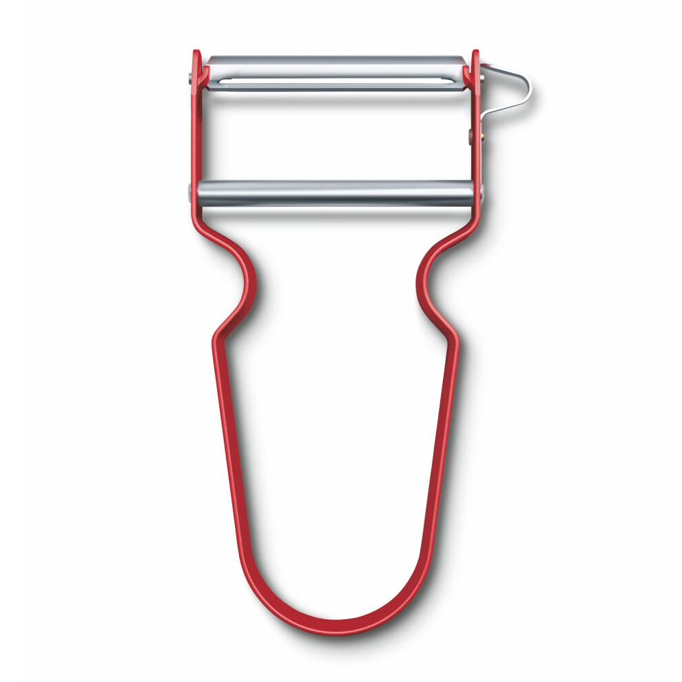 Straight-Blade REX Fruit and Vegetable Peeler (Red), 5.5 x 2.7 x 0.6 in