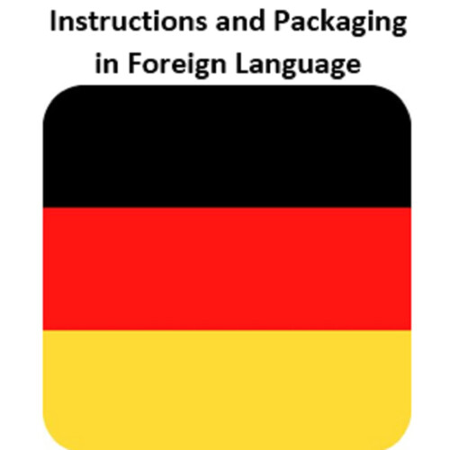 MAM Feel Good Glass Bottle, Packaging and Instructions in Foreign Language 1