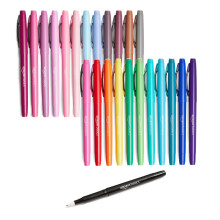 Felt Tip Marker Pens, 24-Pack, Multicolor