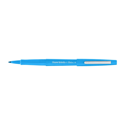 Paper Mate Flair Felt Tip Pens | Medium Point (0.7mm) | Sky Blue | 12 Count 2