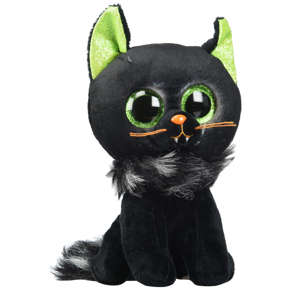 Oleander Cat Green Beanie Boo Regular | Halloween 2022 Beanie Baby Soft Plush Toy | Collectible Cuddly Stuffed Teddy