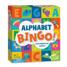Alphabet Bingo! Letter Learning Educational Board Game for 2 to 6 Kids Ages 4+