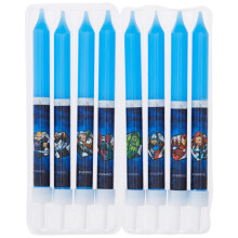 - Set of 3D Birthday Candles from Avengers for Children's Cakes – 8 Candles Decorative Birthday Candles