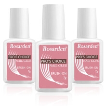 3 PCS Extra-Strong Nail Glue, Quick Dry Super Strong Nail Tip Adhesive Bond Glue Adhesive Salon Professional Quality for Applying Artificial Nail Tips
