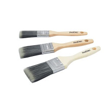 PBPT038 3 piece Decorator Synthetic Paint Brush Set for a Smooth Finish Painting with Paints on Walls, Ceilings, Wood and Metal, Contains 1 inch, 1.5