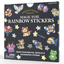 - Magic Foil Rainbow Stickers - Foil, Metallic & Holographic Stickers - Magical Art Supplies - 150 Stickers & More