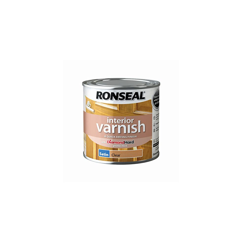 RSLIVSCL250 Interior Varnish Quick Dry Satin Clear, 250 ml